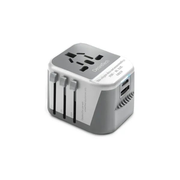 Universal 4in1 With USB-A To USB-C Worldwide Travel Adapter-1