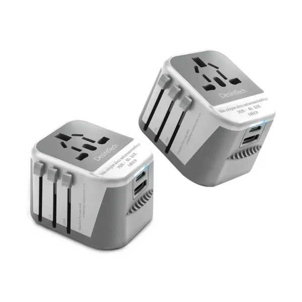 Universal 4in1 With USB-A To USB-C Worldwide Travel Adapter-3