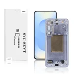 Genuine LCD Screen For Samsung Galaxy S25 Plus (S936) With Frame and Touchpad - Icy Blue (GH82-36368C)