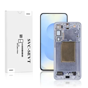 Genuine LCD Screen For Samsung Galaxy S25 Plus (S936) With Frame and Touchpad - Icy Blue (GH82-36368C)