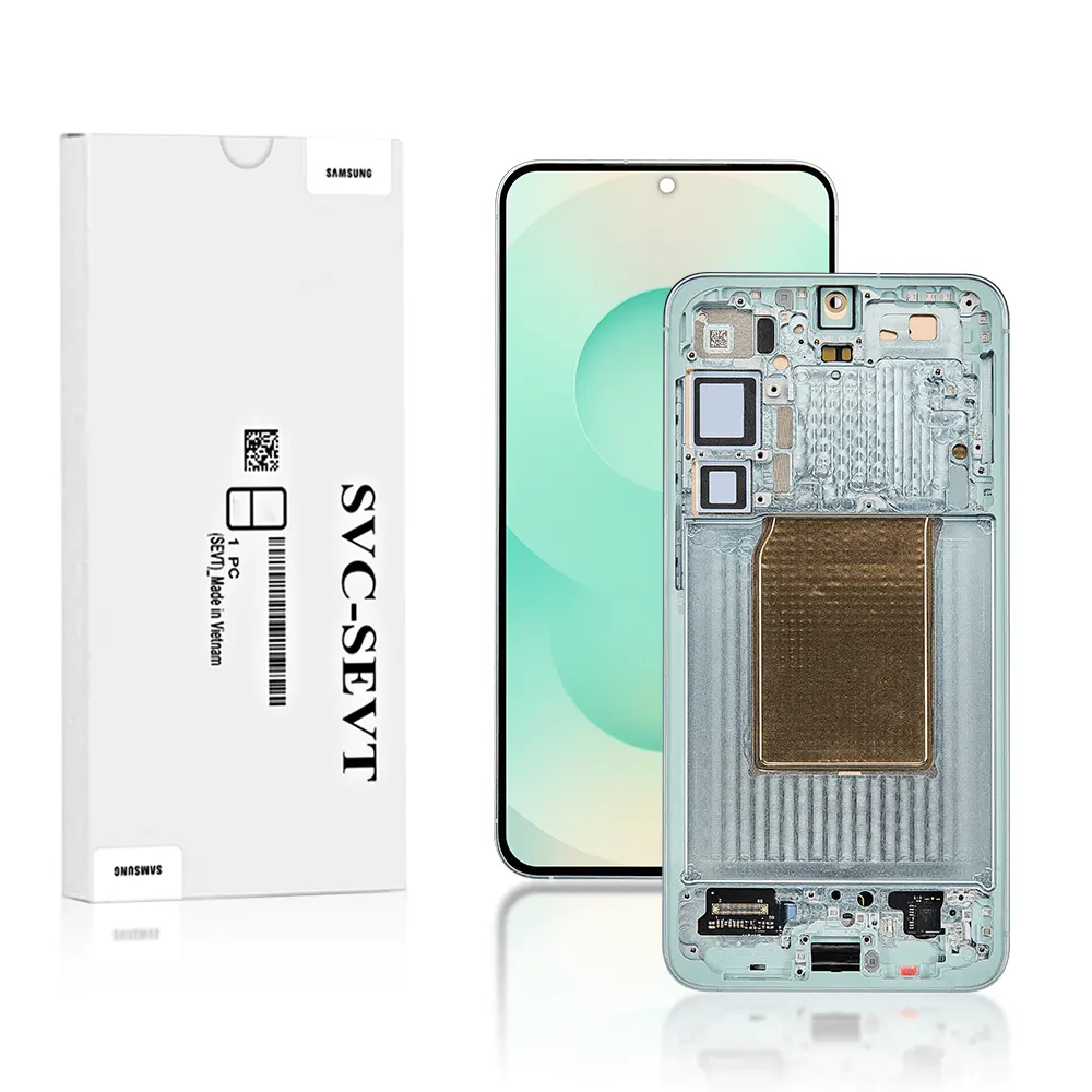 32A Genuine LCD Screen For Samsung Galaxy S25 Plus S936 With Frame and Touchpad Mint Genuine LCD Screen For Samsung Galaxy S25 Plus (S936) With Frame and Touchpad - Touch Mint (GH82-36368B)