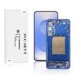 Genuine LCD Screen For Samsung Galaxy S25 Plus (S936) With Frame and Touchpad - Navy / Dark Blue (GH82-36368D)