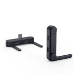 2-in-1 Type-C Dual Port Audio and Charging Adapter with Phone Stand