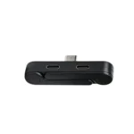 2-in-1 Type-C Dual Port Audio and Charging Adapter with Phone Stand-4