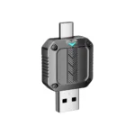 M40 2 In 1 USB-A & USB-C Wireless Car Adapter for Car Play-1