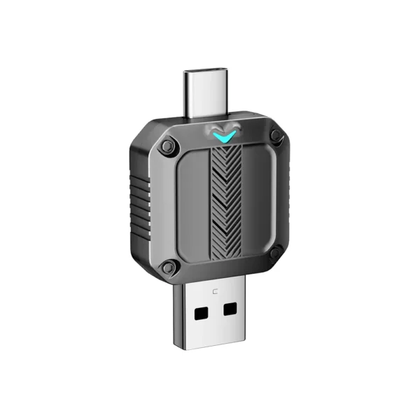 M40 2 In 1 USB-A & USB-C Wireless Car Adapter for Car Play-1