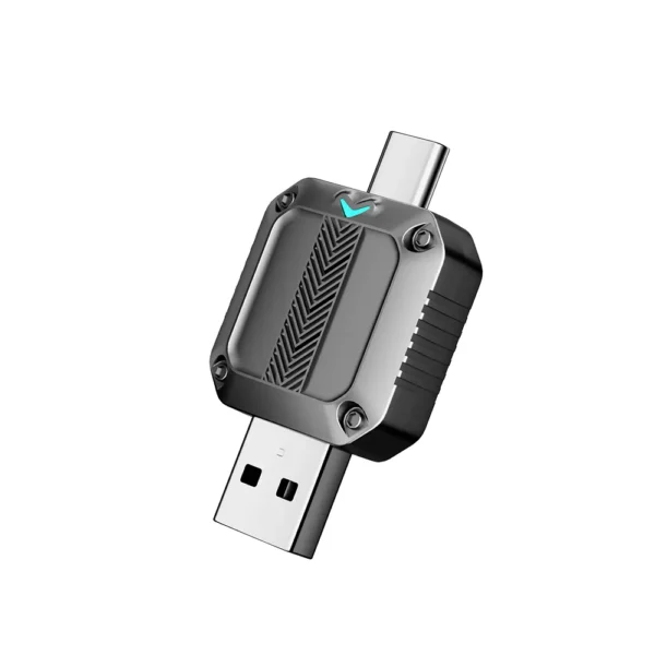 M40 2 In 1 USB-A & USB-C Wireless Car Adapter for Car Play-2