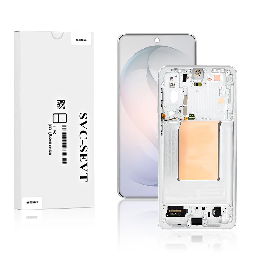 48A Genuine LCD Screen For Samsung Galaxy S26 Plus S947 With Frame and Touchpad White Genuine LCD Screen For Samsung Galaxy S26 Plus (S947) With Frame and Touchpad - White (GH82-39123D)