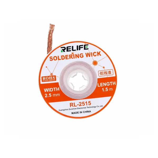 Relife RL-2515 Soldering Wick Desoldering Braid Solder Remover Wire-1