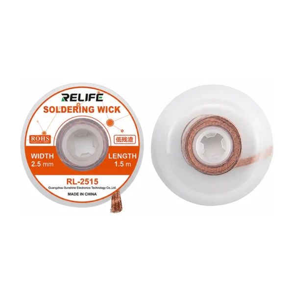 Relife RL-2515 Soldering Wick Desoldering Braid Solder Remover Wire-2