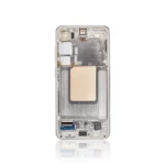 Genuine LCD Screen For Samsung Galaxy S24 (S921) With Frame and Touchpad - Amber Yellow (GH82-33287D)-1