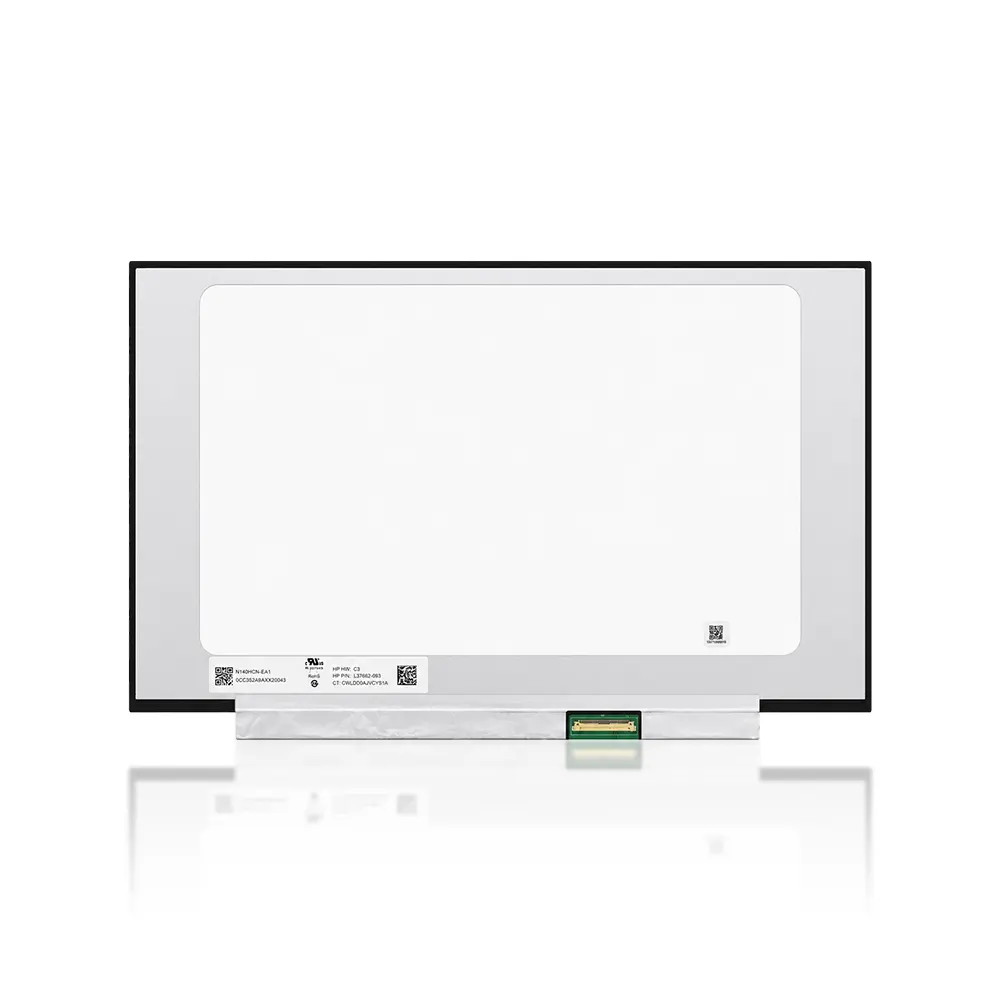 Replacement 14″ Slim LED 40 Pin Without Hooks FULL HD Narrow Laptop Display Screen (N140HCN-EA1)