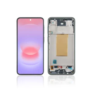 Replacement OLED LCD Screen For Samsung Galaxy A37 (A376E) Black – With Frame