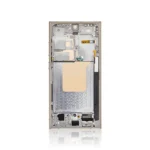 Genuine LCD Screen For Samsung Galaxy S24 Ultra (S928) With Frame and Touchpad - Titanium Yellow (GH82-33396C)-1