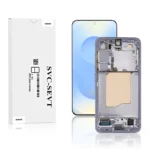 Genuine LCD Screen For Samsung Galaxy S25 (S931) With Frame and Touchpad - Icy Blue (GH82-36329C)