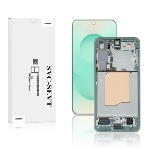Genuine LCD Screen For Samsung Galaxy S25 (S931) With Frame and Touchpad - Mint (GH82-36329B)