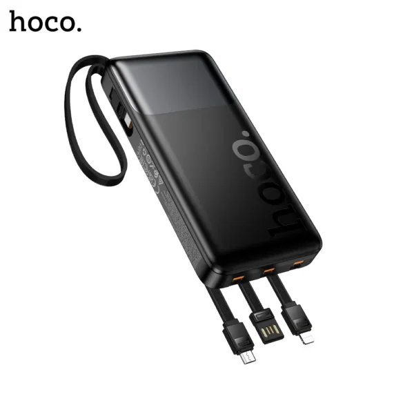 Hoco J156 Founder 22.5W+PD20W Fully Compatible Power Bank With Four Cables (10000mAh)-6