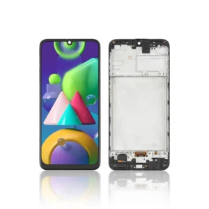 Replacement OLED LCD Screen For Samsung Galaxy M21 (M215F) Black - With Frame