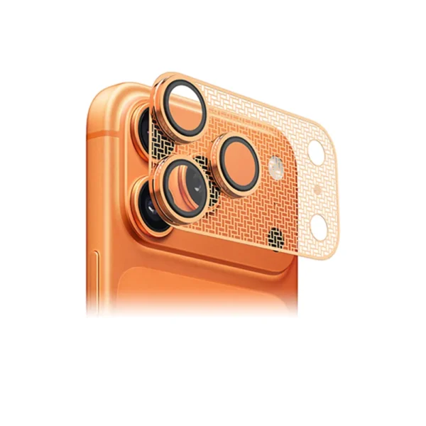 Gold Plated Camera Lens Protector For iPhone 17 Pro-7