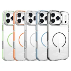 Frosted Transparent Magsafe Case for iPhone 17/18 Pro Max-1
