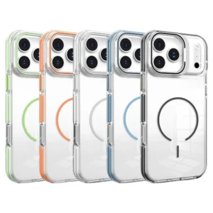 Frosted Transparent Magsafe Case for iPhone 17/18 Pro Max-1