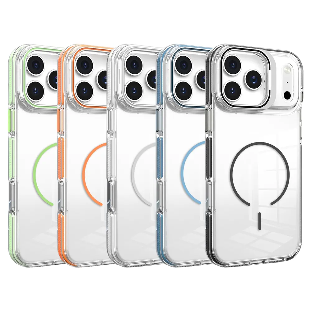 18A Fusion Shield Magsafe Case iPhone Main Frosted Transparent Magsafe Case for iPhone 17/18 Pro Max-1