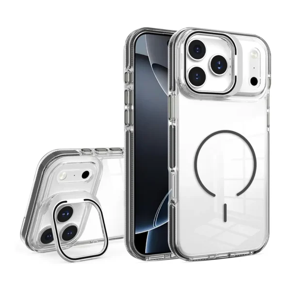 Frosted Transparent Magsafe Case for iPhone 17/18 Pro Max-3
