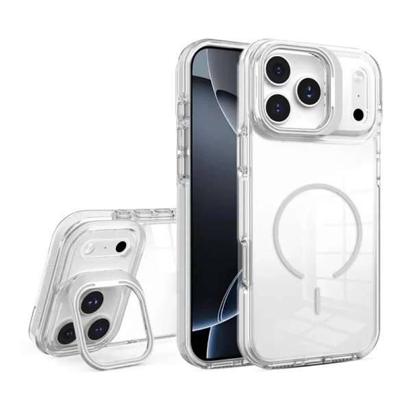 Frosted Transparent Magsafe Case for iPhone 17/18 Pro Max-5