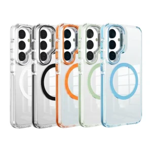 Frosted Transparent Magsafe Case for Samsung S26 Ultra-1