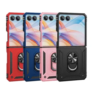 Slim Shockproof Ring Armor Stand Phone Case for Samsung Galaxy Z Flip8-1