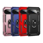 Slim Shockproof Ring Armor Stand Phone Cover Case for Google Pixel 11/11 Pro-1
