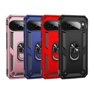 Slim Shockproof Ring Armor Stand Phone Cover Case for Google Pixel 11/11 Pro-1