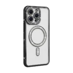 11B Diamond Magsafe Magnetic Case For iPhone 15 Pro Black
