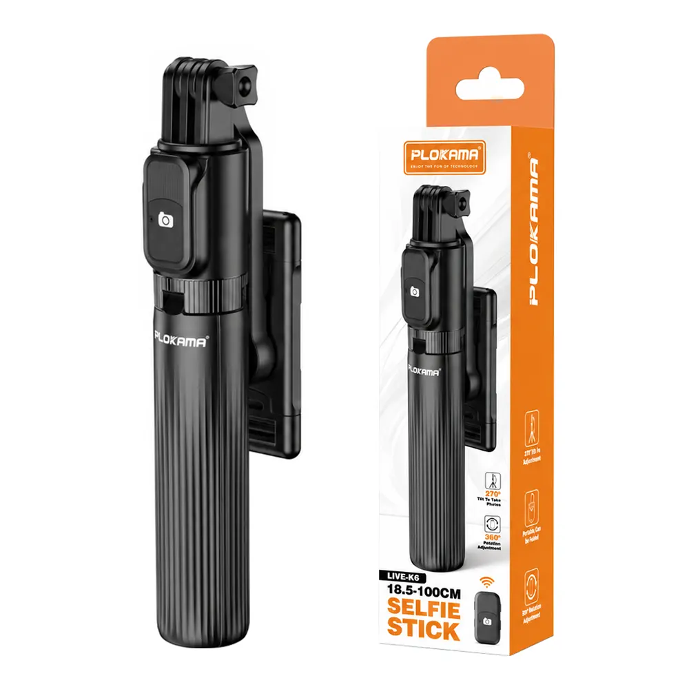14A PLOKAMA Live K6 Selfie Stick Tripod Stand 18.5 100cm PLOKAMA Live K6 Selfie Stick Tripod Stand 18.5 100cm-1