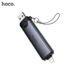 HOCO HB56A Victory 3-in-1 USB-A & Lightning Card Reader-3