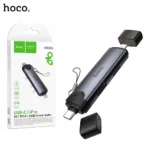 HOCO HB56B Victory 3-in-1 USB-C & Lightning Card Reader-1