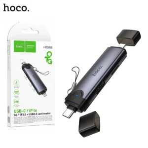 HOCO HB56B Victory 3-in-1 USB-C & Lightning Card Reader-1