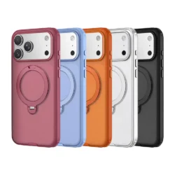 Magsafe Halo Ring Stand Case For iPhone 17/18 Pro Max-1