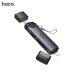 HOCO HB56B Victory 3-in-1 USB-C & Lightning Card Reader-2
