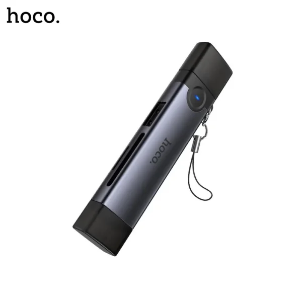 HOCO HB56B Victory 3-in-1 USB-C & Lightning Card Reader-5