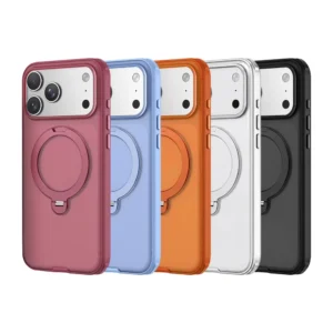 Magsafe Halo Ring Stand Case For iPhone 17 Pro/18 Pro-1
