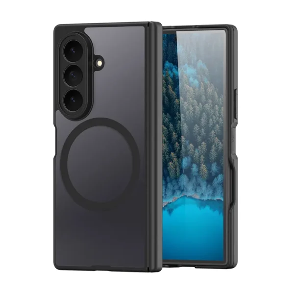 Frosted Transparent Magnetic Case For Samsung Z Fold8 Ultra-2