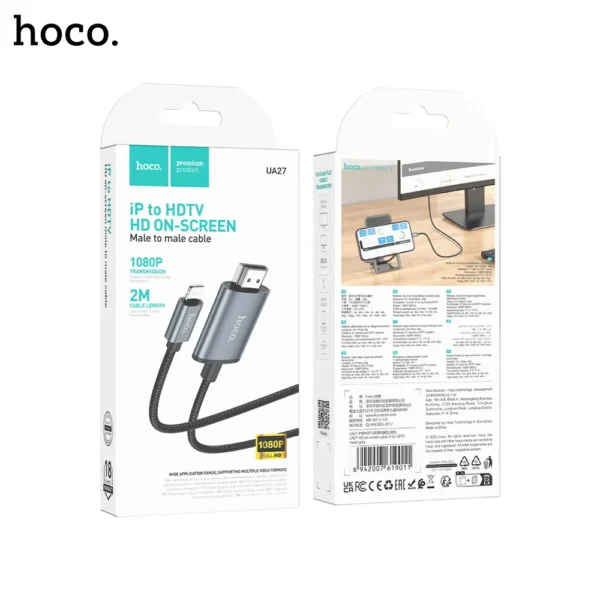 Hoco UA27 Lightning To HDTV Cable-6