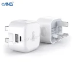 ANG TC77A GaN Dual Port USB-C/USB-A 20W Adaptor (UK Plug)-2