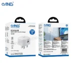 ANG TC77A GaN Dual Port USB-C/USB-A 20W Adaptor (UK Plug)-3