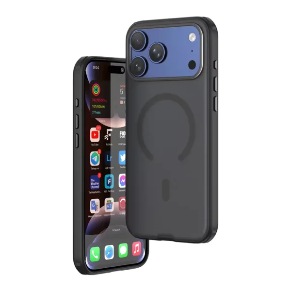 Magnetic Elastic Sturdy Case For iPhone 17/18 Pro Max-5