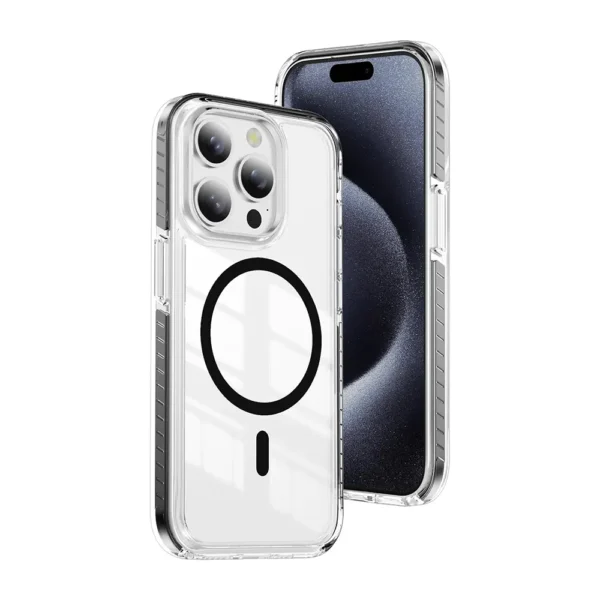 2B Crystal Shield Magsafe Case for iPhone 15 Pro Black