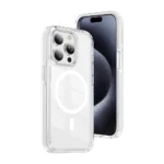 2D Crystal Shield Magsafe Case for iPhone 15 Pro White