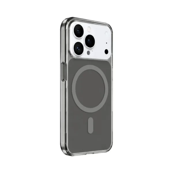 7F Magsafe Halo Ring Stand Case For iPhone 17 Pro Max 18 Pro Max Gray