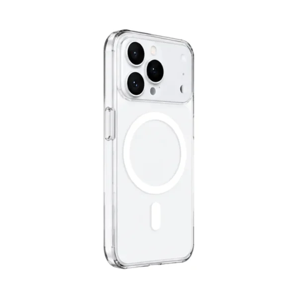 7G Magsafe Halo Ring Stand Case For iPhone 17 Pro Max 18 Pro Max White